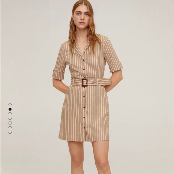 Mango Belted Dress - Picture 1 of 7